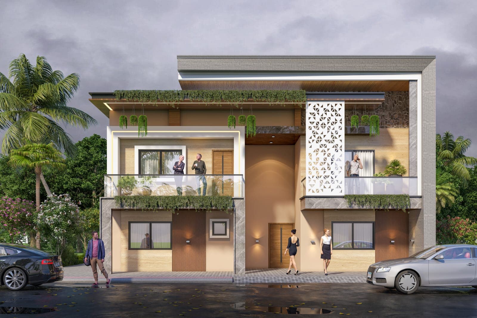 Residential Block — In Progress